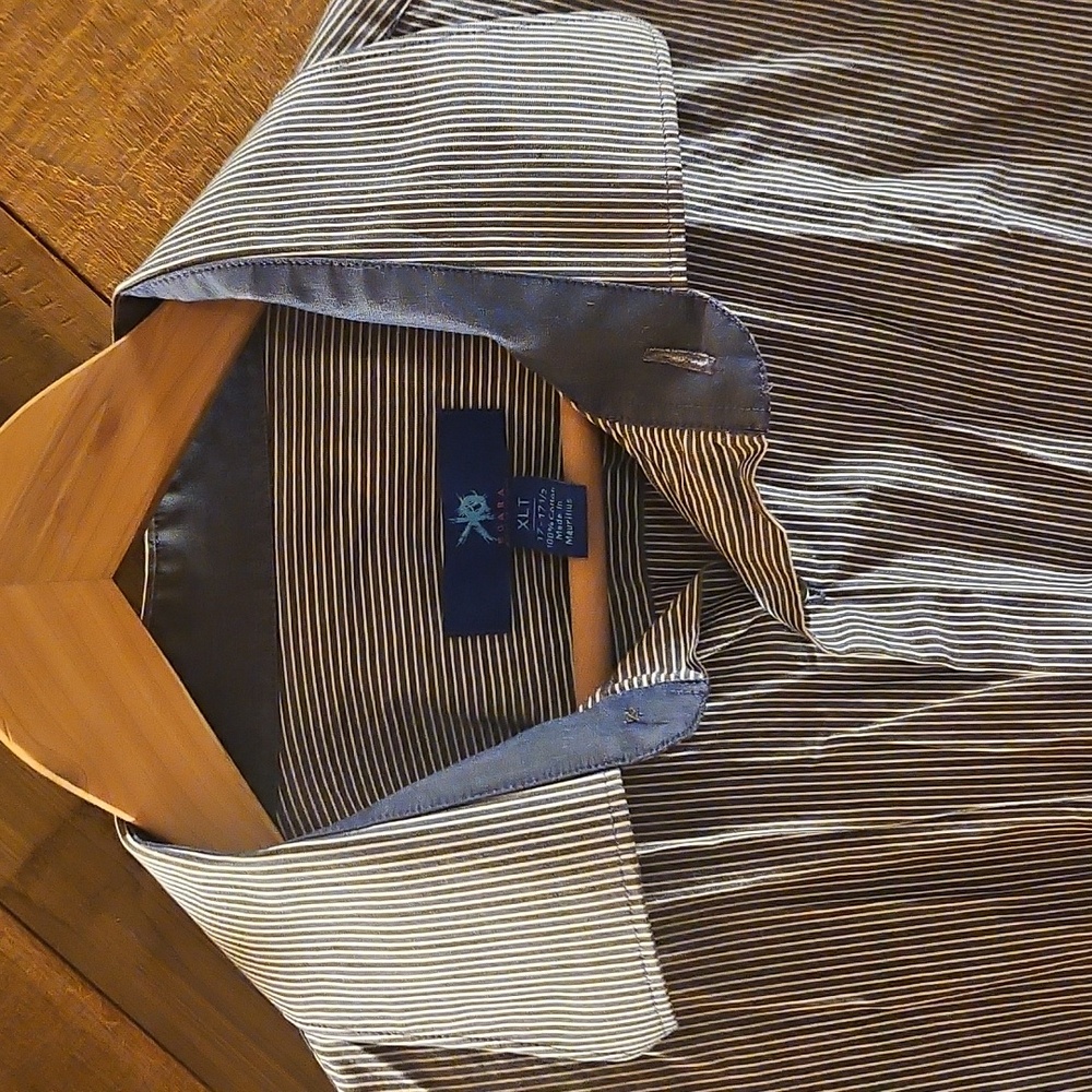 Egara Dress Shirt Pinstripe